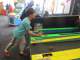 After lunch, skee ball (and other games) at Chuck E Cheese